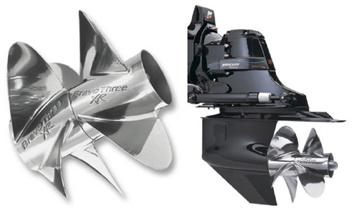 Гребной винт Mercury Bravo Three XR